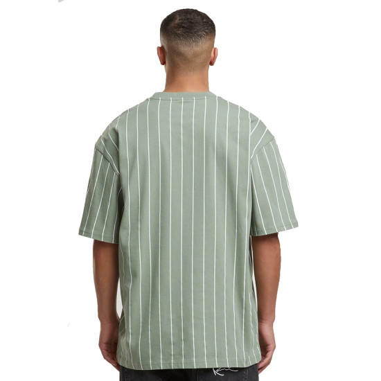 Karl Kani Ανδρική κοντομάνικη μπλούζα Small Signature Essential Pinstripe Tee